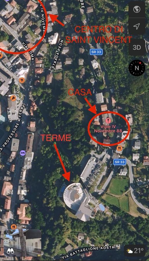 Casa Vista Saint Vincent Accanto Alle Terme Exterior foto